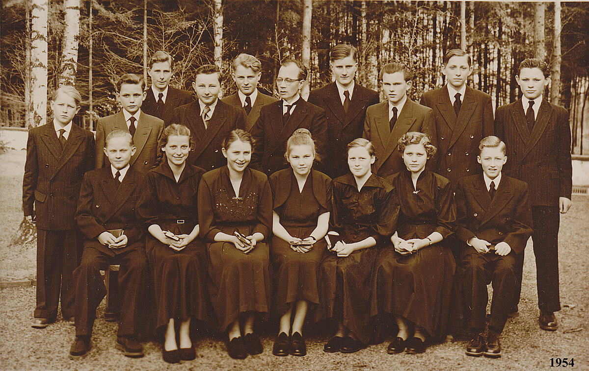 Konfirmation 1954 in Theesen