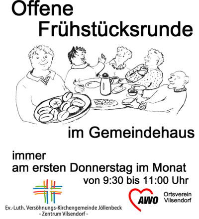 Plakat Offene Frühstücksrunde