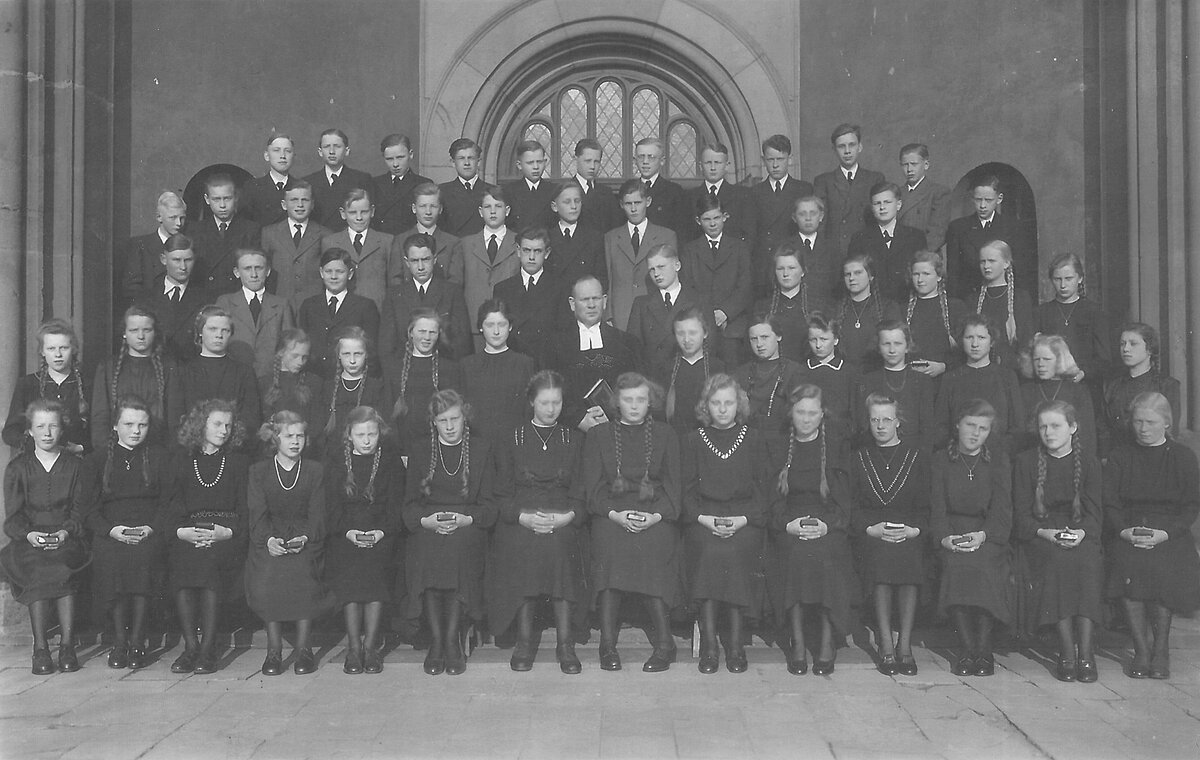 Konfirmation Oberjöllenbeck Jöllenbeck 1949